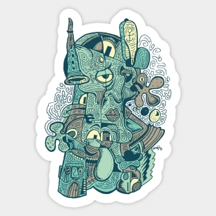 Mr. Tentacles Sticker